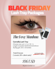 The Foxy Manhua Lash Tray Packages